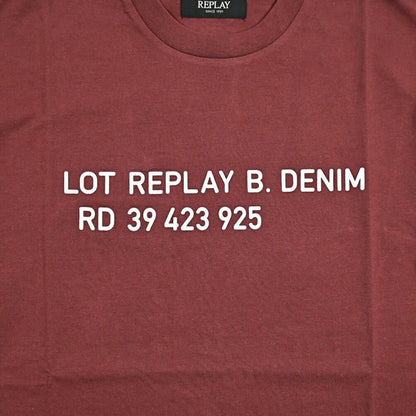 REPLAY コットン100% 半袖Tシャツ レッド L | GUARDAROBA MILANO OFFICIAL STORE