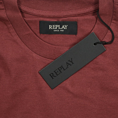 REPLAY コットン100% 半袖Tシャツ レッド L | GUARDAROBA MILANO OFFICIAL STORE