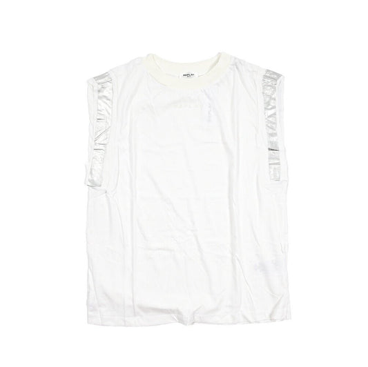 REPLAY コットン100% ノースリーブ Tシャツ ホワイト M | GUARDAROBA MILANO OFFICIAL STORE