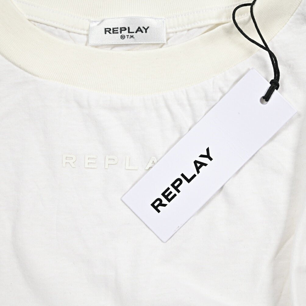 REPLAY コットン100% ノースリーブ Tシャツ ホワイト M | GUARDAROBA MILANO OFFICIAL STORE