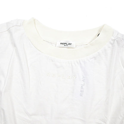 REPLAY コットン100% ノースリーブ Tシャツ ホワイト M | GUARDAROBA MILANO OFFICIAL STORE