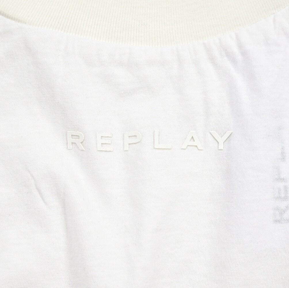 REPLAY コットン100% ノースリーブ Tシャツ ホワイト M | GUARDAROBA MILANO OFFICIAL STORE