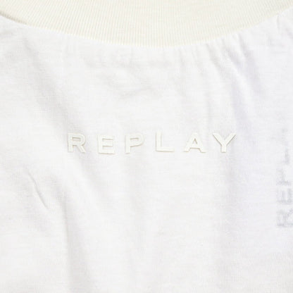 REPLAY コットン100% ノースリーブ Tシャツ ホワイト M | GUARDAROBA MILANO OFFICIAL STORE