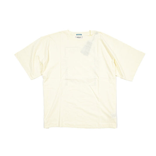 REPLAY オーガニックコットン100% 半袖ロゴ Tシャツ オフホワイト S | GUARDAROBA MILANO OFFICIAL STORE