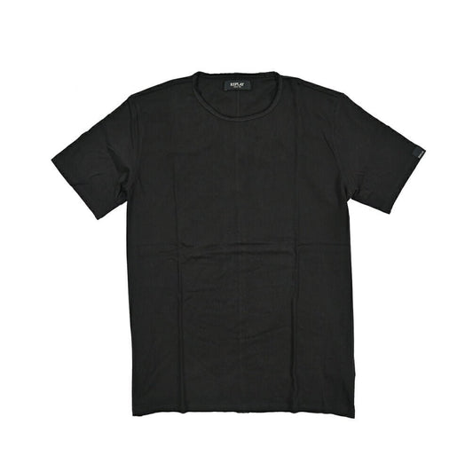 REPLAY コットン100% 半袖Tシャツ ブラック XL | GUARDAROBA MILANO OFFICIAL STORE