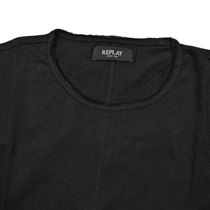 REPLAY コットン100% 半袖Tシャツ ブラック XL | GUARDAROBA MILANO OFFICIAL STORE