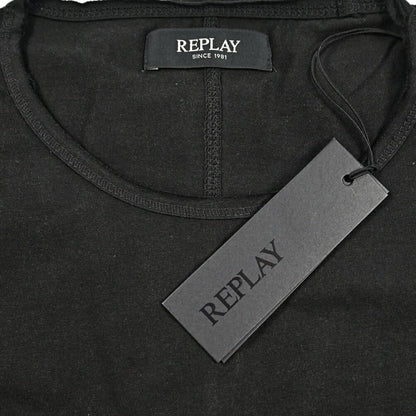 REPLAY コットン100% 半袖Tシャツ ブラック XL | GUARDAROBA MILANO OFFICIAL STORE
