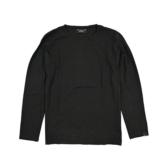 REPLAY コットン100% 長袖 Tシャツ ブラック L | GUARDAROBA MILANO OFFICIAL STORE