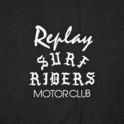 REPLAY コットン100% 半袖Tシャツ ブラック XL | GUARDAROBA MILANO OFFICIAL STORE