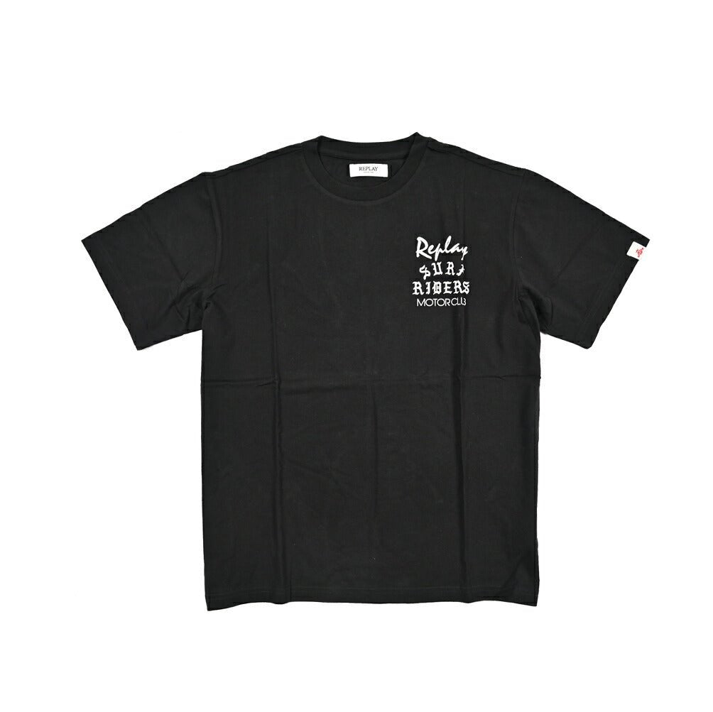 REPLAY コットン100% 半袖Tシャツ ブラック XL | GUARDAROBA MILANO OFFICIAL STORE