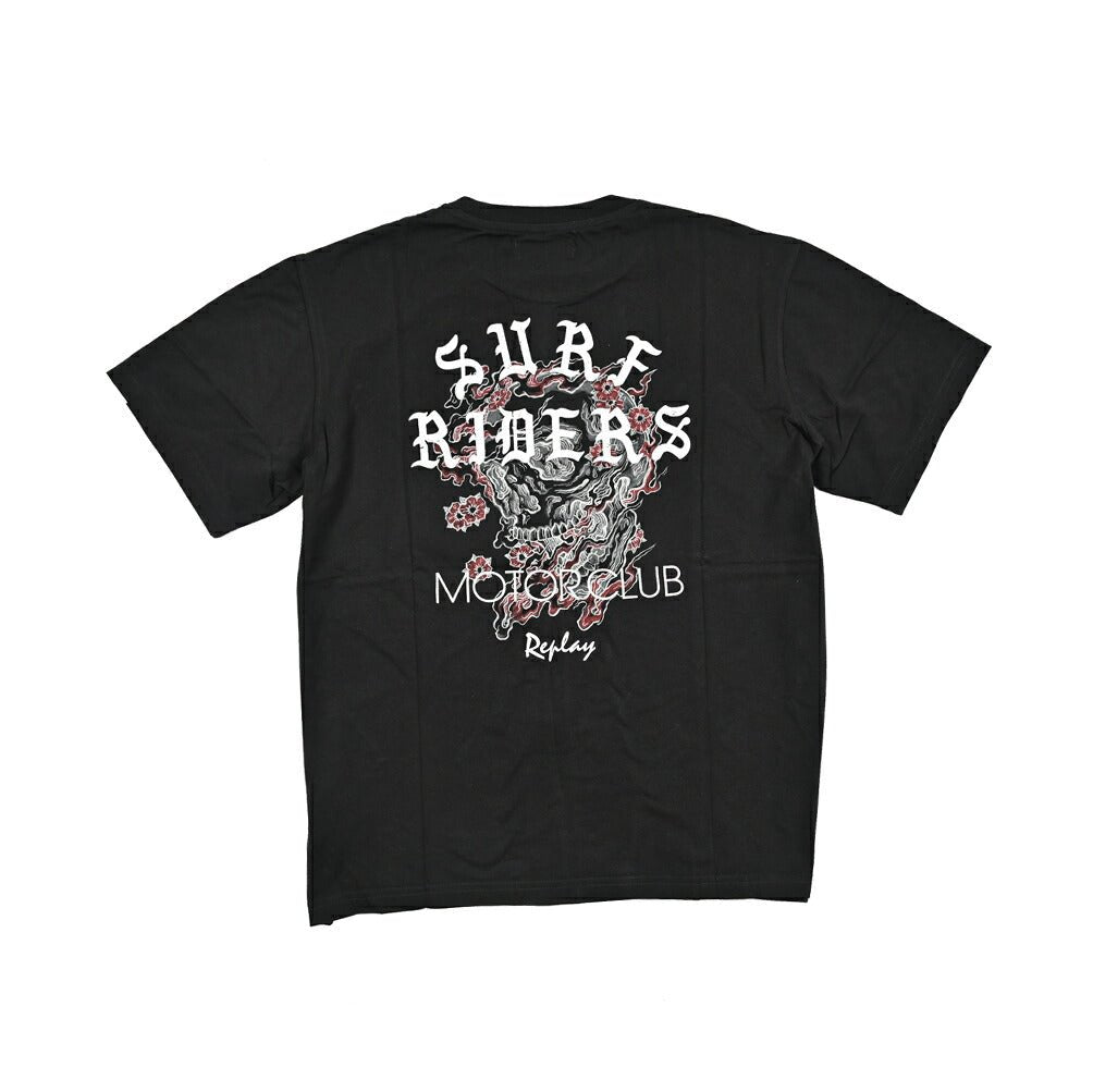 REPLAY コットン100% 半袖Tシャツ ブラック XL | GUARDAROBA MILANO OFFICIAL STORE
