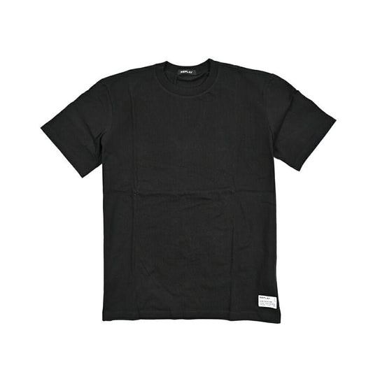 REPLAY コットン100% 半袖Tシャツ ブラック L | GUARDAROBA MILANO OFFICIAL STORE