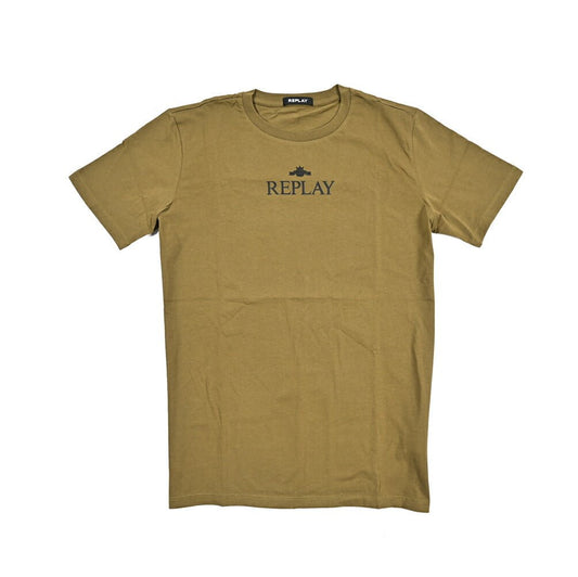 REPLAY コットン100% 半袖Tシャツ グリーン L | GUARDAROBA MILANO OFFICIAL STORE