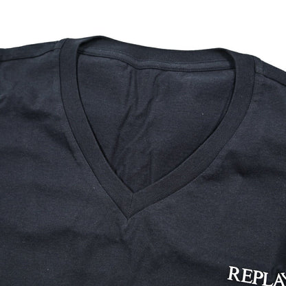 REPLAY 2Pack Tee Vネック半袖Tシャツ ネイビー M | GUARDAROBA MILANO OFFICIAL STORE