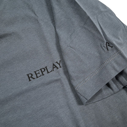 REPLAY 2Pack Tee Vネック半袖Tシャツ グレー M | GUARDAROBA MILANO OFFICIAL STORE