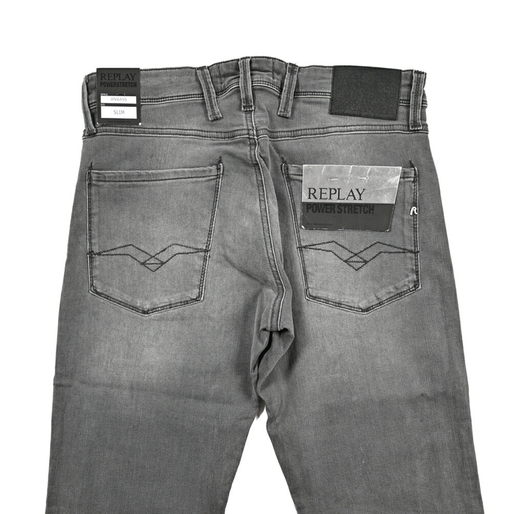 REPLAY ANBASS ストレッチデニム スリムフィットジーンズ / M914｜428573-W28-L30｜GUARDAROBA MILANO OFFICIAL STORE