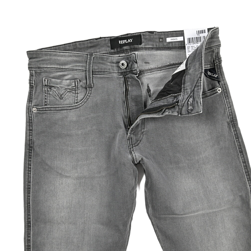 REPLAY ANBASS ストレッチデニム スリムフィットジーンズ / M914｜428573-W28-L30｜GUARDAROBA MILANO OFFICIAL STORE