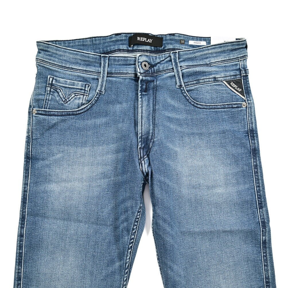 REPLAY ANBASS ストレッチデニム スリムフィットジーンズ / M914｜428588-W29-L32｜GUARDAROBA MILANO OFFICIAL STORE