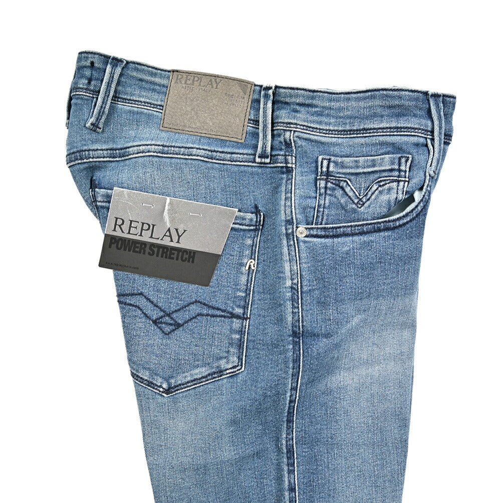 REPLAY ANBASS ストレッチデニム スリムフィットジーンズ / M914｜428588-W29-L32｜GUARDAROBA MILANO OFFICIAL STORE