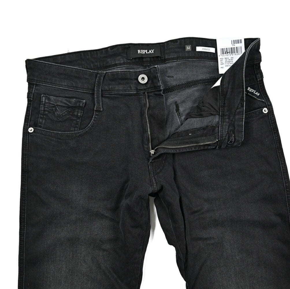 REPLAY ANBASS ストレッチデニム スリムフィットジーンズ / M914｜428607-W32-L30｜GUARDAROBA MILANO OFFICIAL STORE