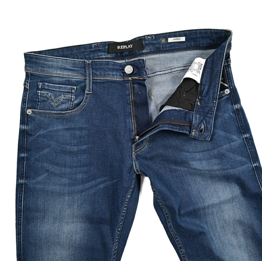 REPLAY ANBASS ストレッチデニム スリムフィットジーンズ / M914｜428611-W28-L34｜GUARDAROBA MILANO OFFICIAL STORE
