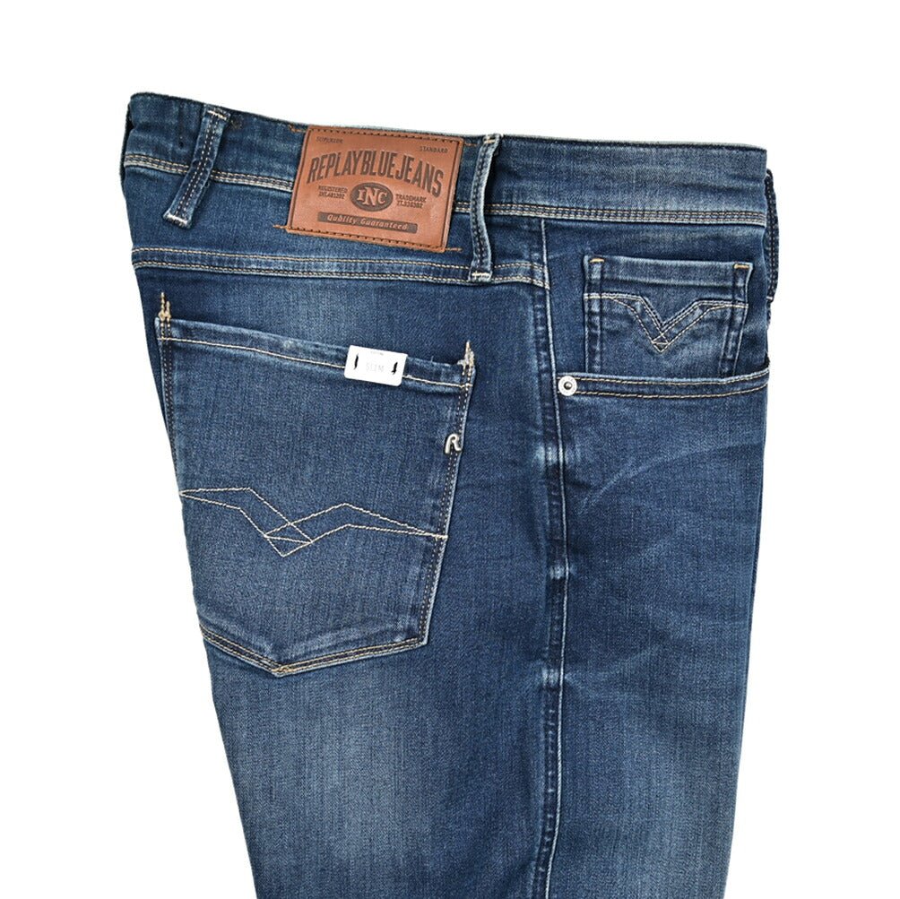 REPLAY ANBASS ストレッチデニム スリムフィットジーンズ / M914｜428611-W28-L34｜GUARDAROBA MILANO OFFICIAL STORE