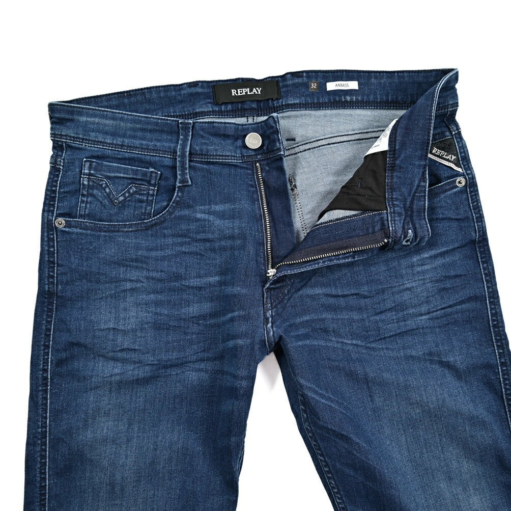 REPLAY ANBASS ストレッチデニム スリムフィットジーンズ / M914｜428625-W30-L30｜GUARDAROBA MILANO OFFICIAL STORE