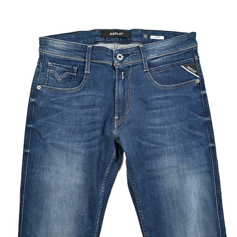 REPLAY ANBASS ストレッチデニム スリムフィットジーンズ / M914｜428640-W31-L32｜GUARDAROBA MILANO OFFICIAL STORE