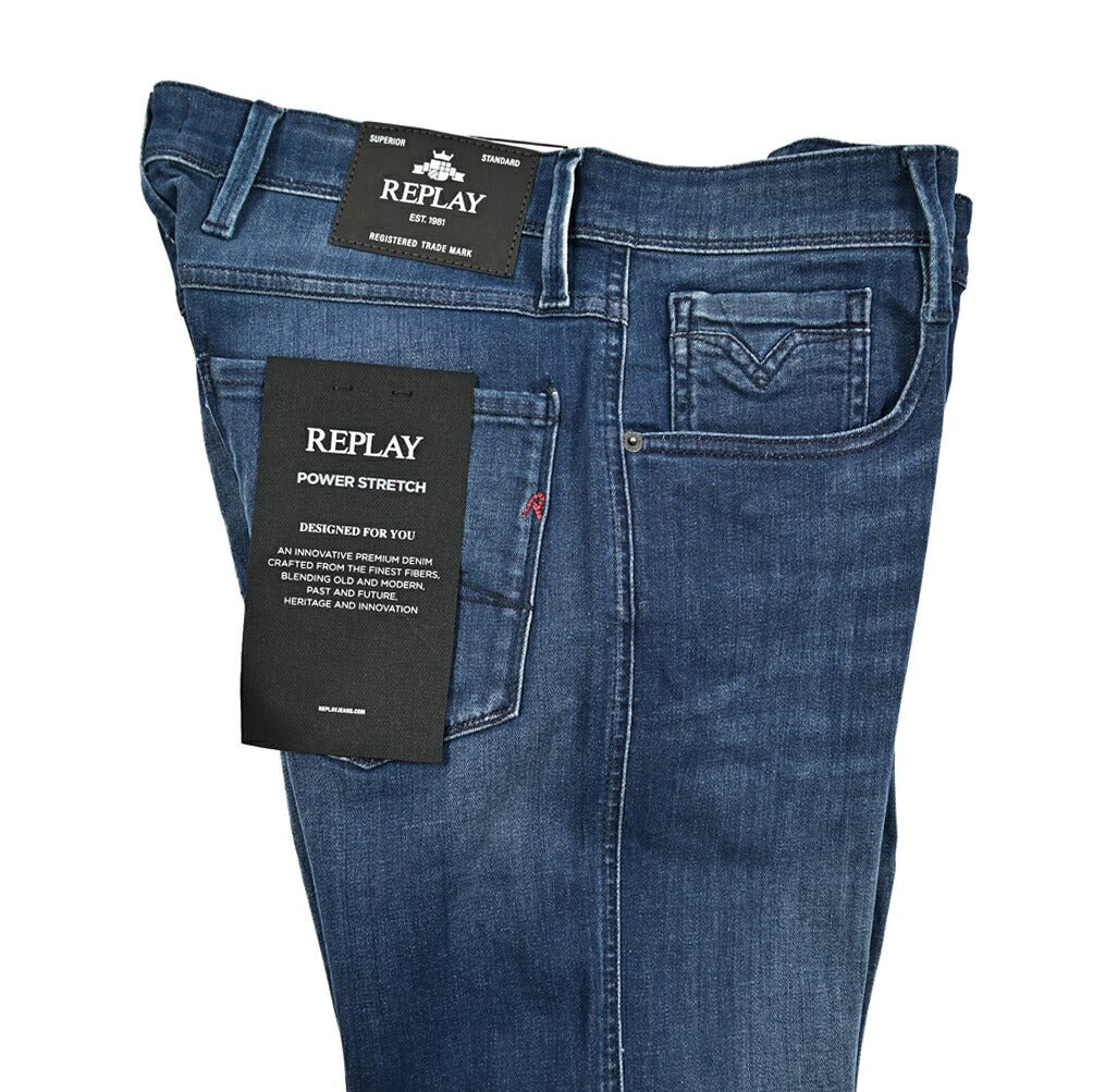 REPLAY ANBASS ストレッチデニム スリムフィットジーンズ / M914｜428643-W31-L30｜GUARDAROBA MILANO OFFICIAL STORE