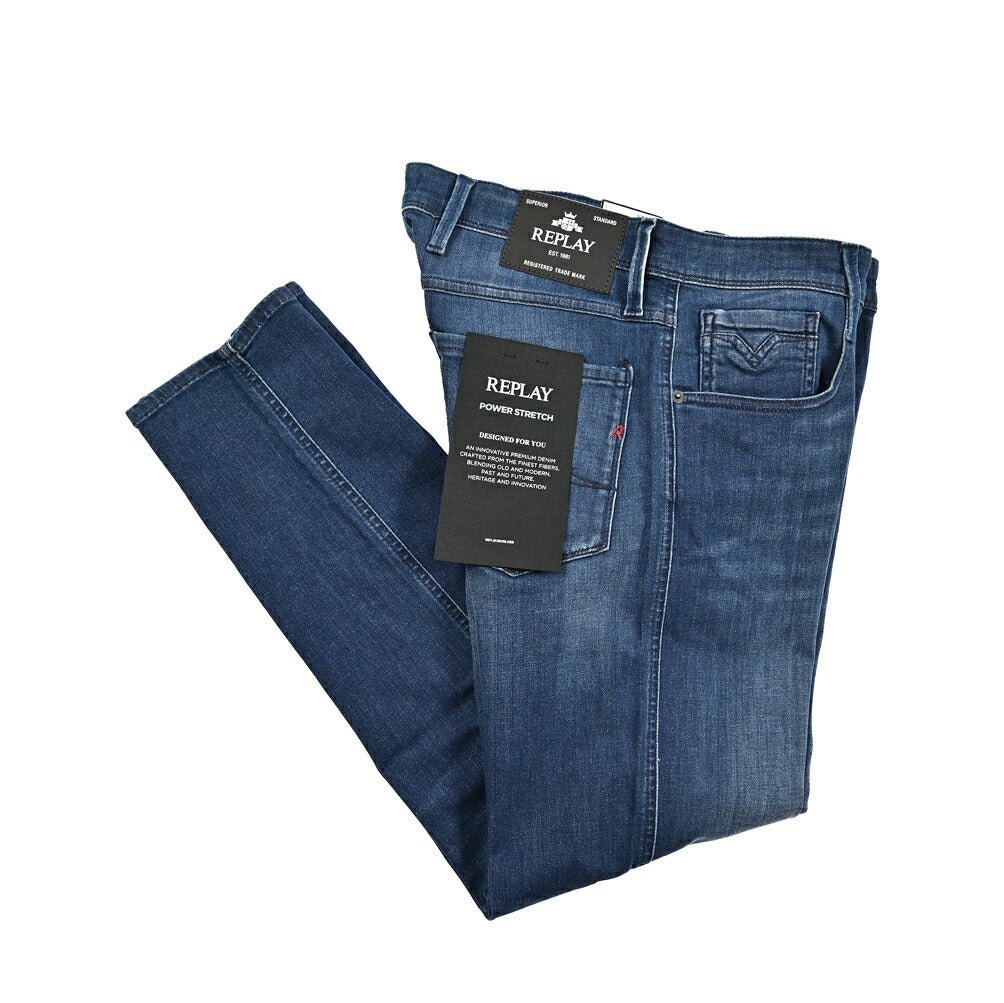 REPLAY ANBASS ストレッチデニム スリムフィットジーンズ / M914｜428643-W31-L30｜GUARDAROBA MILANO OFFICIAL STORE