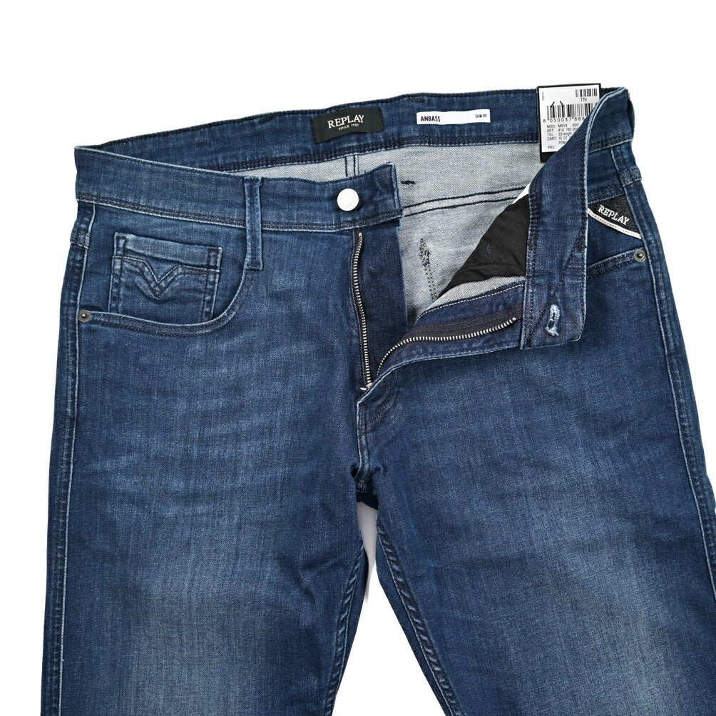 REPLAY ANBASS ストレッチデニム スリムフィットジーンズ / M914｜428643-W31-L30｜GUARDAROBA MILANO OFFICIAL STORE