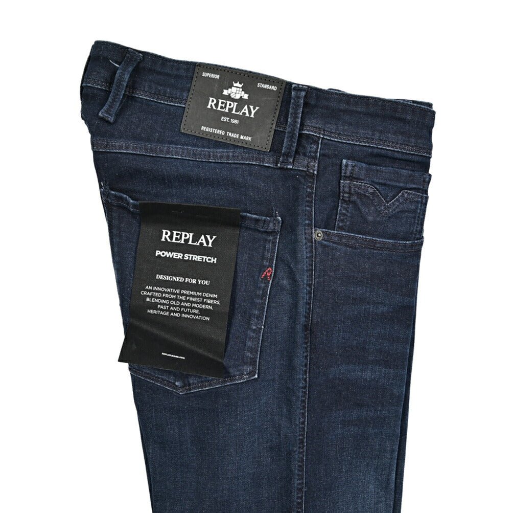 秋冬先行セール｜REPLAY ANBASS ストレッチデニム スリムフィットジーンズ / M914｜428651-W33-L30｜GUARDAROBA MILANO OFFICIAL STORE