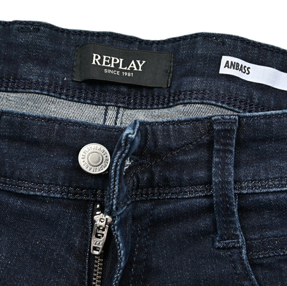 秋冬先行セール｜REPLAY ANBASS ストレッチデニム スリムフィットジーンズ / M914｜428651-W33-L30｜GUARDAROBA MILANO OFFICIAL STORE