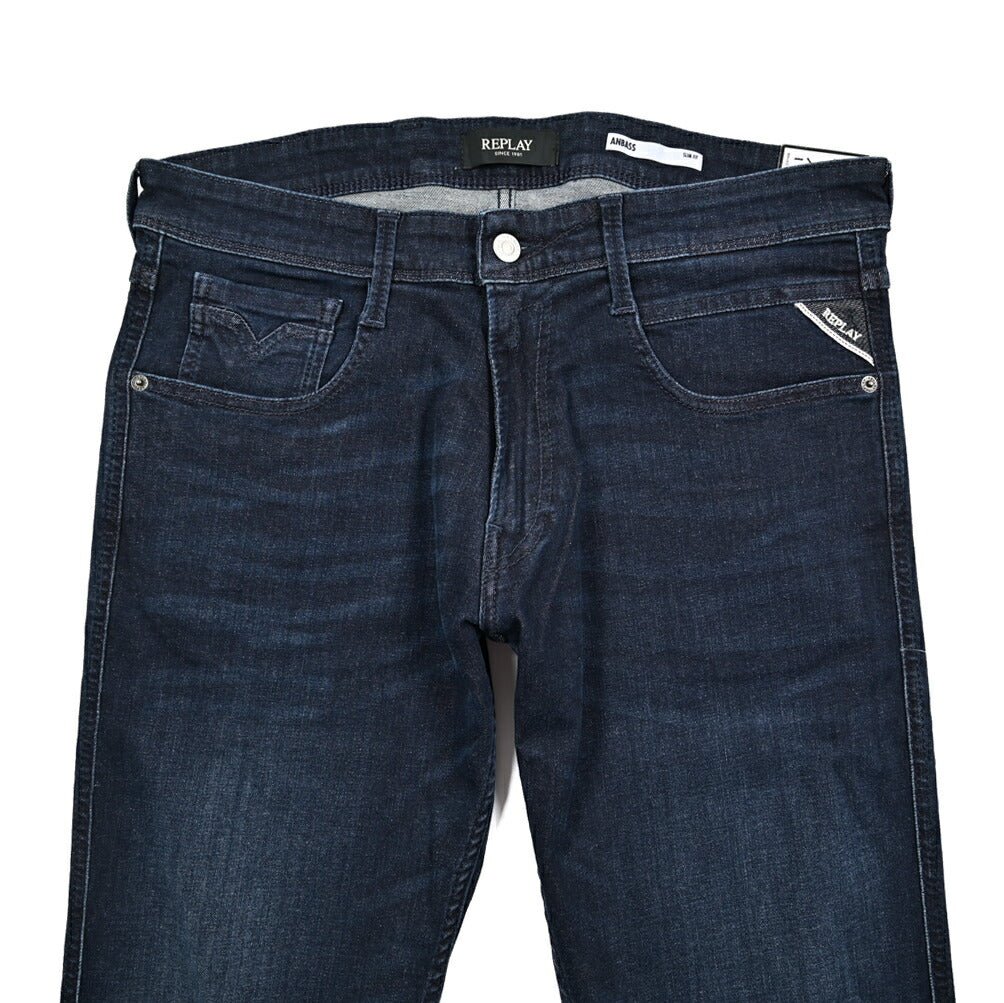 秋冬先行セール｜REPLAY ANBASS ストレッチデニム スリムフィットジーンズ / M914｜428651-W33-L30｜GUARDAROBA MILANO OFFICIAL STORE
