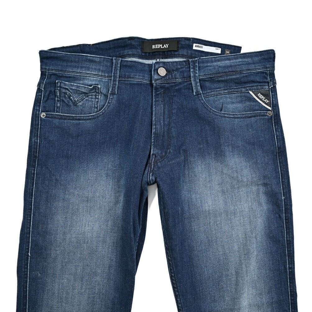REPLAY ANBASS ストレッチデニム スリムフィットジーンズ / M914｜428708-W34-L30｜GUARDAROBA MILANO OFFICIAL STORE