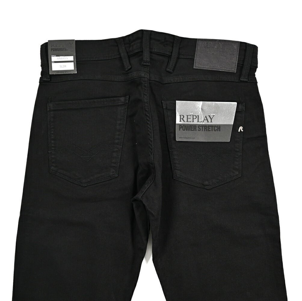 REPLAY ANBASS ストレッチデニム スリムフィットジーンズ / M914｜428714-W32-L30｜GUARDAROBA MILANO OFFICIAL STORE
