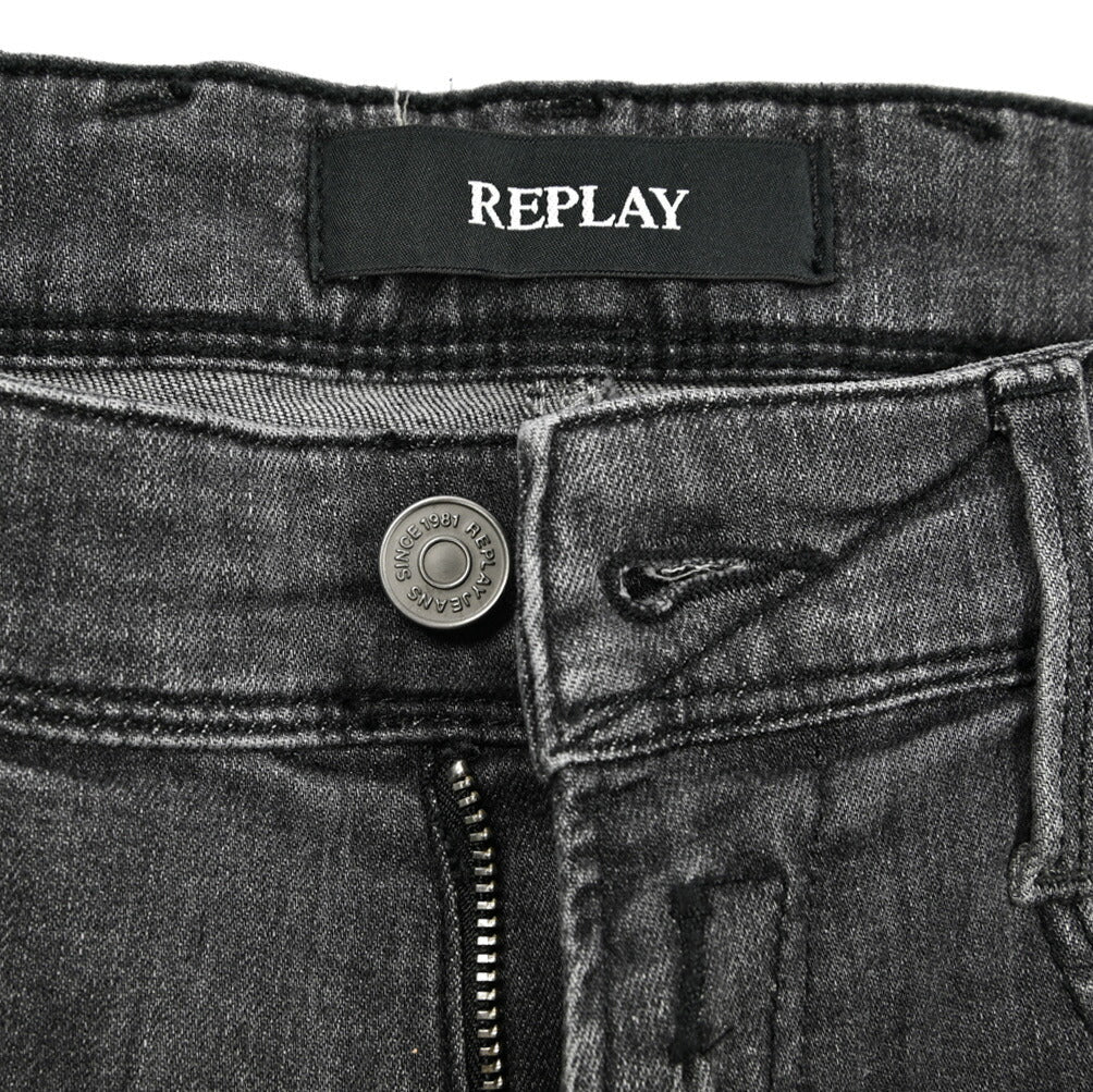 REPLAY "ANBASS" ストレッチデニム スリムジーンズ / M914 グレー W29 | GUARDAROBA MILANO OFFICIAL STORE