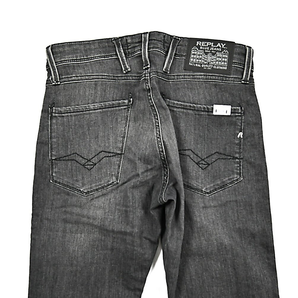REPLAY "ANBASS" ストレッチデニム スリムジーンズ / M914 グレー W29 | GUARDAROBA MILANO OFFICIAL STORE