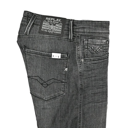 REPLAY "ANBASS" ストレッチデニム スリムジーンズ / M914 グレー W29 | GUARDAROBA MILANO OFFICIAL STORE