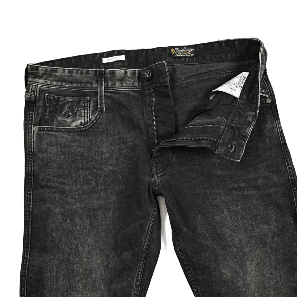 REPLAY ANBASS ストレッチデニム スリムフィットジーンズ / M914｜428725-W32-L32｜GUARDAROBA MILANO OFFICIAL STORE