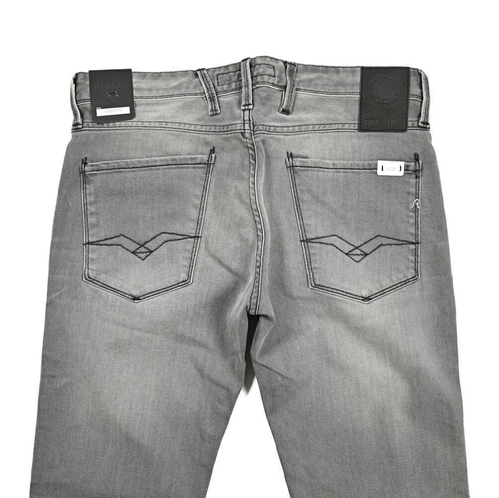 REPLAY ANBASS ストレッチデニム スリムフィットジーンズ / M914｜429205-W31-L32｜GUARDAROBA MILANO OFFICIAL STORE