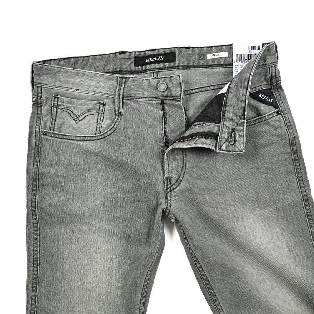 REPLAY ANBASS ストレッチデニム スリムフィットジーンズ / M914｜429205-W31-L32｜GUARDAROBA MILANO OFFICIAL STORE