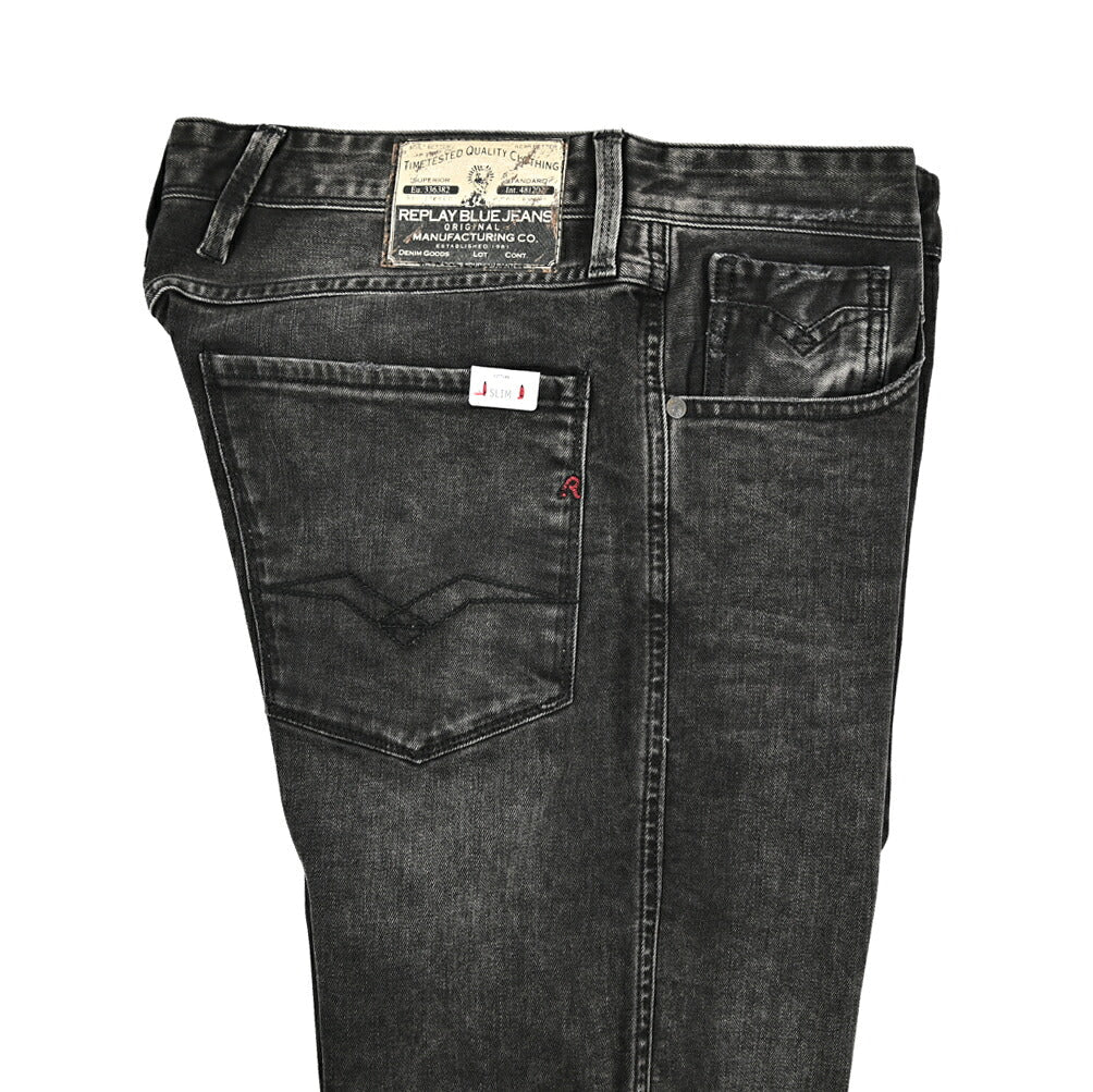 REPLAY ANBASS ストレッチデニム スリムフィットジーンズ / M914｜429260-W32-L32｜GUARDAROBA MILANO OFFICIAL STORE