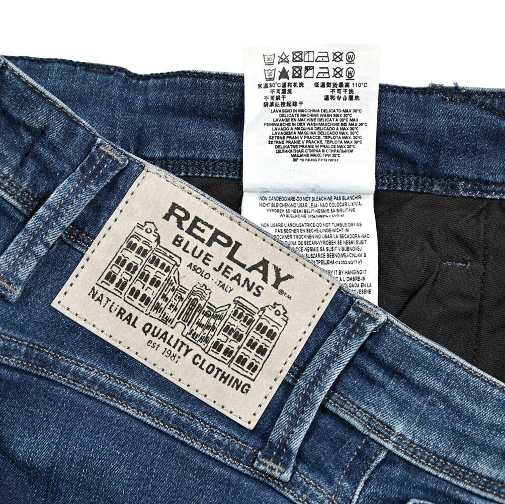 REPLAY ANBASS ストレッチデニム スリムフィットジーンズ / M914｜429332-W28-L32｜GUARDAROBA MILANO OFFICIAL STORE