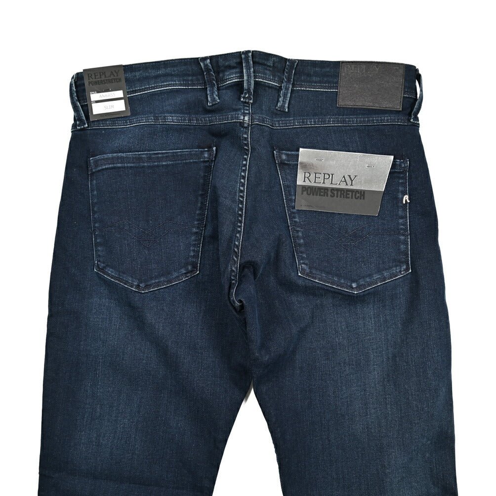 秋冬先行セール｜REPLAY ANBASS ストレッチデニム スリムフィットジーンズ / M914｜429388-W33-L32｜GUARDAROBA MILANO OFFICIAL STORE