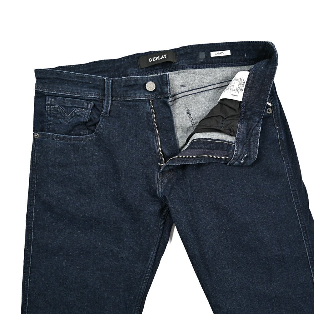 秋冬先行セール｜REPLAY ANBASS ストレッチデニム スリムフィットジーンズ / M914｜429392-W32-L32｜GUARDAROBA MILANO OFFICIAL STORE