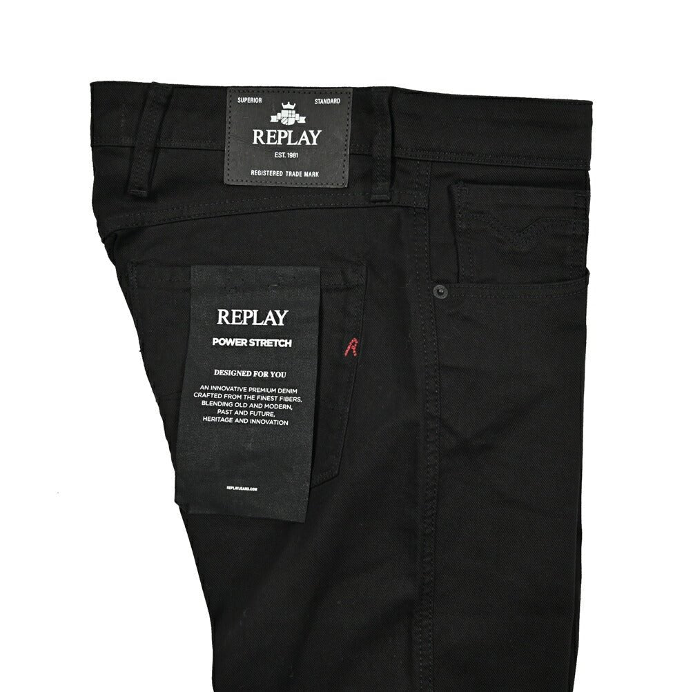 REPLAY ANBASS パワーストレッチデニム スリムフィットジーンズ / M914｜429423｜GUARDAROBA MILANO OFFICIAL STORE