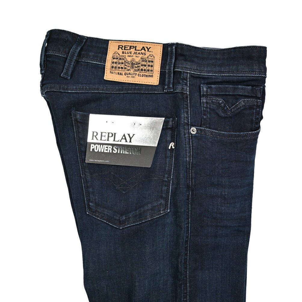 REPLAY ANBASS パワーストレッチデニム スリムフィットジーンズ / M914｜429533｜GUARDAROBA MILANO OFFICIAL STORE