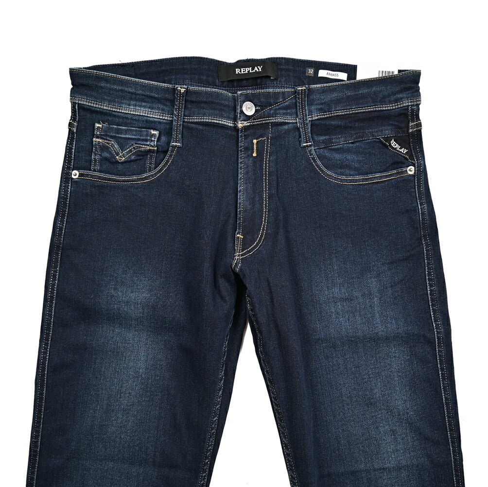 REPLAY ANBASS パワーストレッチデニム スリムフィットジーンズ / M914｜429566-W32-L30｜GUARDAROBA MILANO OFFICIAL STORE