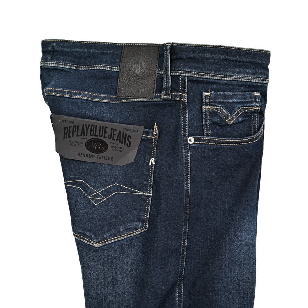 REPLAY ANBASS パワーストレッチデニム スリムフィットジーンズ / M914｜429566-W32-L30｜GUARDAROBA MILANO OFFICIAL STORE